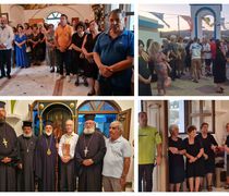 Με λαμπρότητα ο εσπερινός της Μεταμόρφωσης του Σωτήρος στην Κέφαλο -  Ο Χρυσούς Σταυρός της Εν Δωδεκανήσω Εκκλησίας στον Ακαδημαϊκό Βασίλη Ράπανο