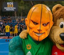 Οι Μασκότ των «Αιωνίων» στην Κω για το 8ο Kos 3x3 Basketball Festival