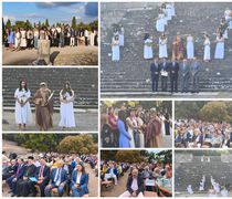 Σε κατανυκτική ατμόσφαιρα η τελετή ορκωμοσίας των αριστούχων τελειόφοιτων ιατρικών σχολών στον όρκο του Ιπποκράτη στο Ασκληπιείο Κω