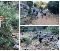 Πεζοπορική Ομάδα Κω: Πεζοπορία και στόλισμα Χριστουγεννιάτικου δέντρου