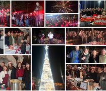 Λαμπερή η φωταγώγηση του Χριστουγεννιάτικου δέντρου στην Κω