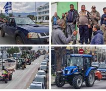 Στους "δρόμους" βγήκαν τα τρακτέρ στην Κω