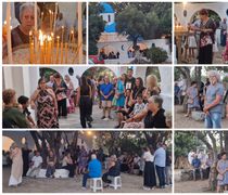 Με λαμπρότητα ο εσπερινός της Κοιμήσεως της Θεοτόκου στην Παναγιά Συντριανή