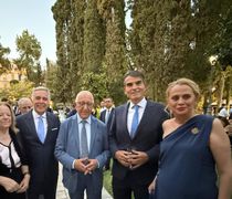 Ο Β. Υψηλάντης στο Προεδρικό Μέγαρο για την 51η Επέτειο Αποκατάστασης της Δημοκρατίας