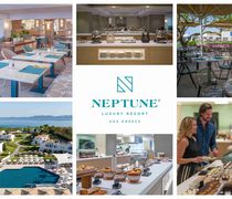Neptune Luxury Resort:  Νέος σχεδιασμός και αισθητική για το κεντρικό εστιατόριο και την Palace Pool