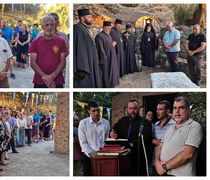 Με λαμπρότητα ο εσπερινός των Εν Δωδεκανήσω Αγίων στο Μονάγρι Ασφενδιού