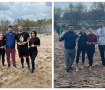 Δυνατές μάχες στην άμμο στο τουρνουά beach tennis στην Κω