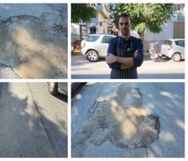 Κ. Πετρόπουλος: Συχνά τα ατυχήματα πεζών στην οδό Σκ. Ζερβου λόγω των λακκουβών 