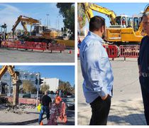 Ξεκίνησαν οι εργασίες για την ανακατασκευή του κόμβου στη Μαρίνα Kω