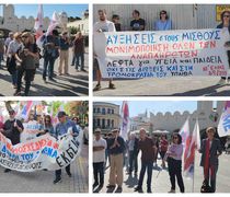 Απεργιακή συγκέντρωση στην Κω: "Στα σκουπίδια το νομοσχέδιο της 13ωρης σκλαβιάς"