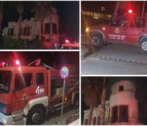 Φωτιά στο πρώην Διοικητήριο της 80 ΑΔΤΕ (οικία Μπρουνέττι)