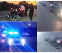 Τροχαίο στον Επαρχιακό: Αυτοκίνητο συγκρούστηκε με δίκυκλο - Στο νοσοκομείο ο οδηγός