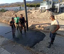 Πέφτουν τα μπετά στο Ποδηλατοδρόμιο της Κω στο γήπεδο Φιλίνος