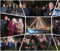 Φωταγώγηση του ανακατασκευασμένου τρεχαντηριού “ΜΑΔΕΡΑ” στην Καζέρμα