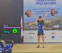 Σάρωσε τα μετάλλια και τα ρεκόρ ο Παναγιώτης Σπύρου στο Πανελλήνιο Πρωτάθλημα άρσης βαρών