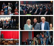 Κατάμεστο το Θέατρο Ρόδου στην εκδήλωση της Παγκωακής Αδελφότητας Ρόδου αφιερωμένη στον Αριστοτέλη Παυλίδη