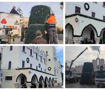 Συνεχίζονται οι εργασίες για την τοποθέτηση του χριστουγεννιάτικου στολισμού στην πόλη της Κω