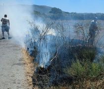 Συμβαίνει τώρα: Φωτιά σε Μαρμάρι και Καρδάμαινα