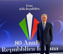 O Βουλευτής Δωδεκανήσου Β. Υψηλάντης τιμάται από την Ιταλική Δημοκρατία 