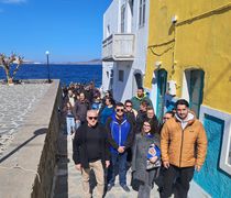 Γεμάτη παλμό η κινητοποίηση στη Νίσυρο για τα Τέμπη