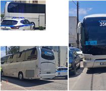 Λεωφορείο "κόλλησε" στο κέντρο της πόλης λογω παρκαρισμενου αυτοκινήτου 