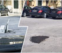 «΄Εκλεισε» η επικίνδυνη λακκούβα στην οδό Αμερικής στην πόλη της Κω - Κάτοικοι είχαν βάλει μέσα κλιματιστικό