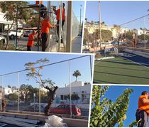 Αλλαγή περίφραξης στην παιδική χαρά Πασσανικολάκη