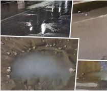 Ζημιά σε κεντρικό αγωγό της ΔΕΥΑΚ στο Ψαλίδι - Γέμισε νερά η περιοχή