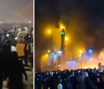 Xάος στο Ιράν: Διαδηλωτές έκαψαν τέμενος και μεντρεσέ στην Τεχεράνη – Σε κρησφύγετο άρον άρον ο Χαμενεΐ