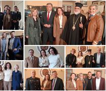 Ανταλλαγή ευχών για τα Θεοφάνεια στο γραφείο της Επάρχου