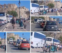 Κυκλοφοριακό “κομφούζιο” στο λιμάνι της Κω από την επίσκεψη κρουαζιερόπλοιου με Ισραηλινούς τουρίστες