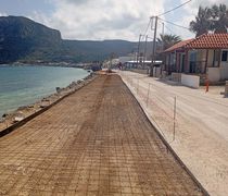 Κλειστός την Πέμπτη (έως το μεσημέρι) ο παραλιακός δρόμος Κεφάλου λόγω εργασιών σκυροδέτησης οδοστρώματος 