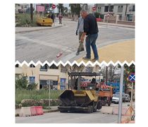 Έκλεισε ο κόμβος στη Μαρίνα - Ξεκίνησαν οι εργασίες ασφαλτοστρωσης