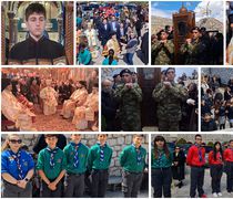 Πλήθος πιστών στην Πολυαρχιερατική Θεία Λειτουργία και τη λιτανεία του Οσίου Σάββα του εν Καλύμνω 