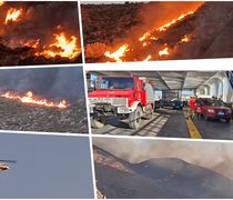 Συνεχίζεται η μάχη με τις φλόγες στην Κάλυμνο 