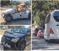 Μποτιλιάρισμα μετά από τροχαίο στο κέντρο της Κω - 