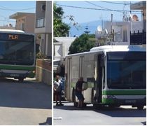 Κυκλοφοριακό χάος στο Πλατάνι – Λεωφορείο της Δημ. Συγκοινωνίας έμεινε από καύσιμα στη μέση του δρόμου 
