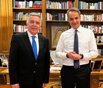 Στο Μέγαρο Μαξίμου ο Βουλευτής Β. Υψηλάντης - Συναντήθηκε με τον Πρωθυπουργό Κ. Μητσοτάκη