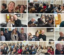 Ασφυκτικά γεμάτη η αίθουσα του ΕΠΑΛ Κω για τον Στέφανο Ξενάκη