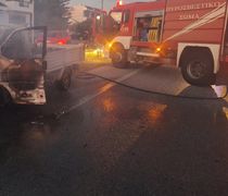 Φωτιά σε φορτηγό στην Κω - Σημαντικές ζημιές στο όχημα 