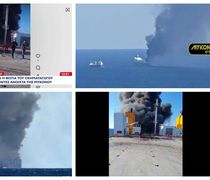 Φωτιά στο πλοίο "BLUE CARRIER 2": Μετέφερε αρκετά φορτία και για την Κω (ορισμένα κάηκαν ολοσχερώς)