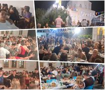 Κέφι και χορός στο πανηγύρι της Παναγίας στο Λαγούδι