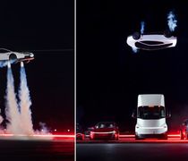 Η Tesla αποκάλυψε το πρώτο ιπτάμενο αυτοκίνητο: Πετά, προσγειώνεται στον δρόμο και συνεχίζει την πορεία του