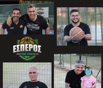Το προπονητικό επιτελείο του Εσπερου Κω
