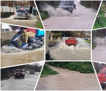 Πλημμύρισαν δρόμοι και σπίτια στην Κω - Προβλήματα από την έντονη βροχόπτωση