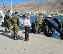 Γιάννης Μαστροκούκος: Αυτοψία στην Ψέριμο για την κατασκευή ελικοδρομίου