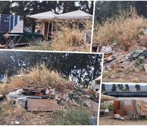 Επιχείρηση απομάκρυνσης των Ρομά από την είσοδο της πόλης
