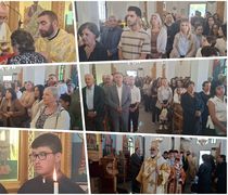 Πλήθος πιστών στην Κυριακάτικη Θεία Λειτουργία στον Ι.Ν. Αγ. Πάντων Κω και προσκύνημα της Εικόνας του Αγ. Φανουρίου