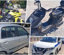 Τροχαίο έξω από το 4ο Δημ. Σχολείο: Αυτοκίνητο συγκρούστηκε με ηλεκτρικό ποδήλατο