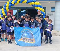 Ο Φοίβος στα «Καλάθια Ελπίδας» που διοργάνωσε ο Απόλλων Καλυθιών